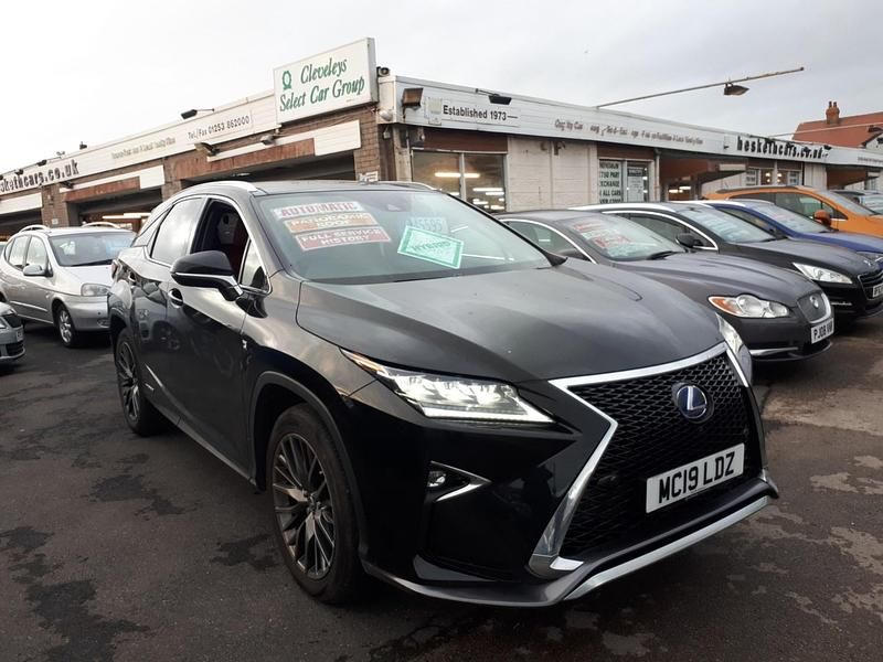 Used Lexus RX450h Sport Line 308 HP (226 kW) 2019 Black SUV