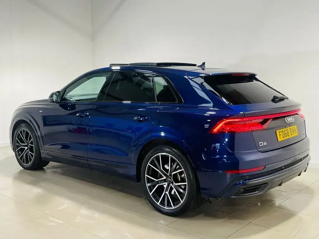 Used Audi Q8 Advanced 286 HP (210 kW) 2019 Blue SUV