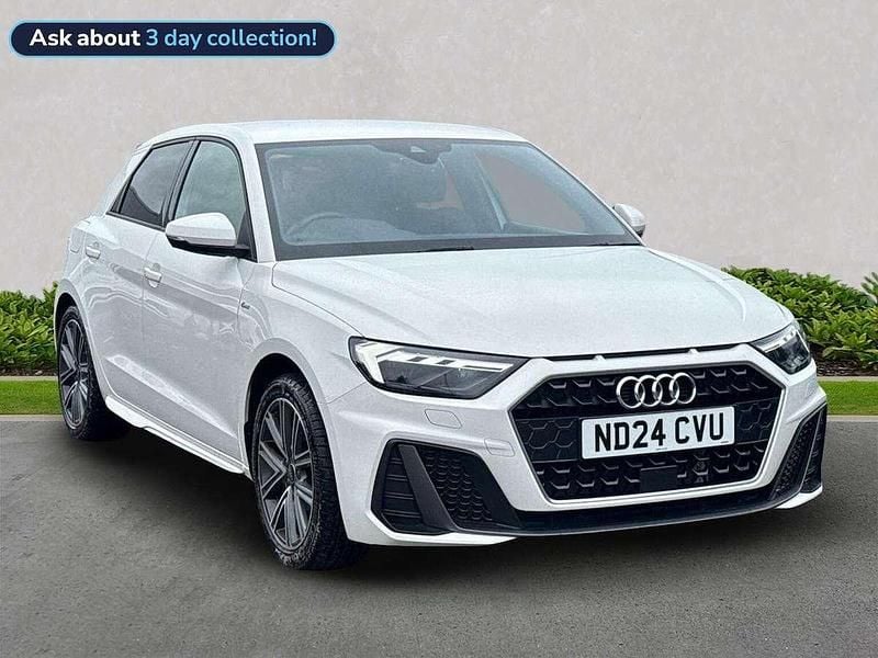 White Used 2024 Audi A1 S-Line Hatchback | £21,343 (Fair price) - Image 1/4