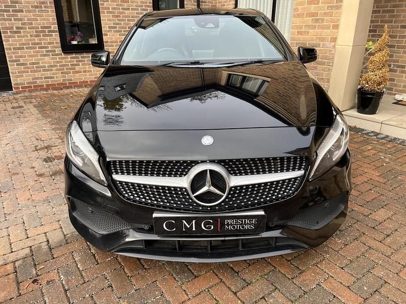 Used Mercedes A220 AMG Line Premium 177 HP (130 kW) 2017 Black Hatchback