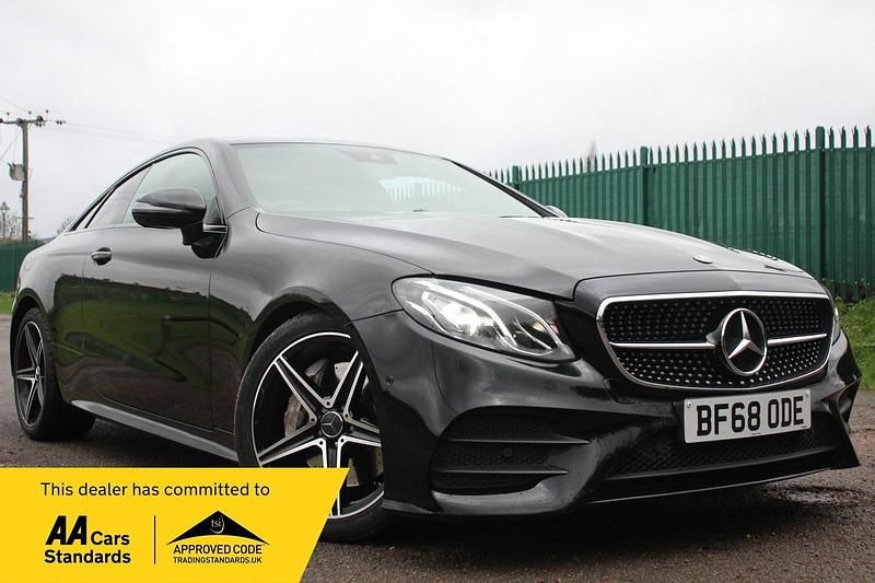 Used Mercedes E300 AMG Line Premium 245 HP (180 kW) 2018 Black Coupe