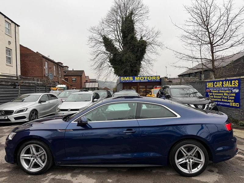 Begagnad Audi A5 S-Line 2017 Blå Sportkupé