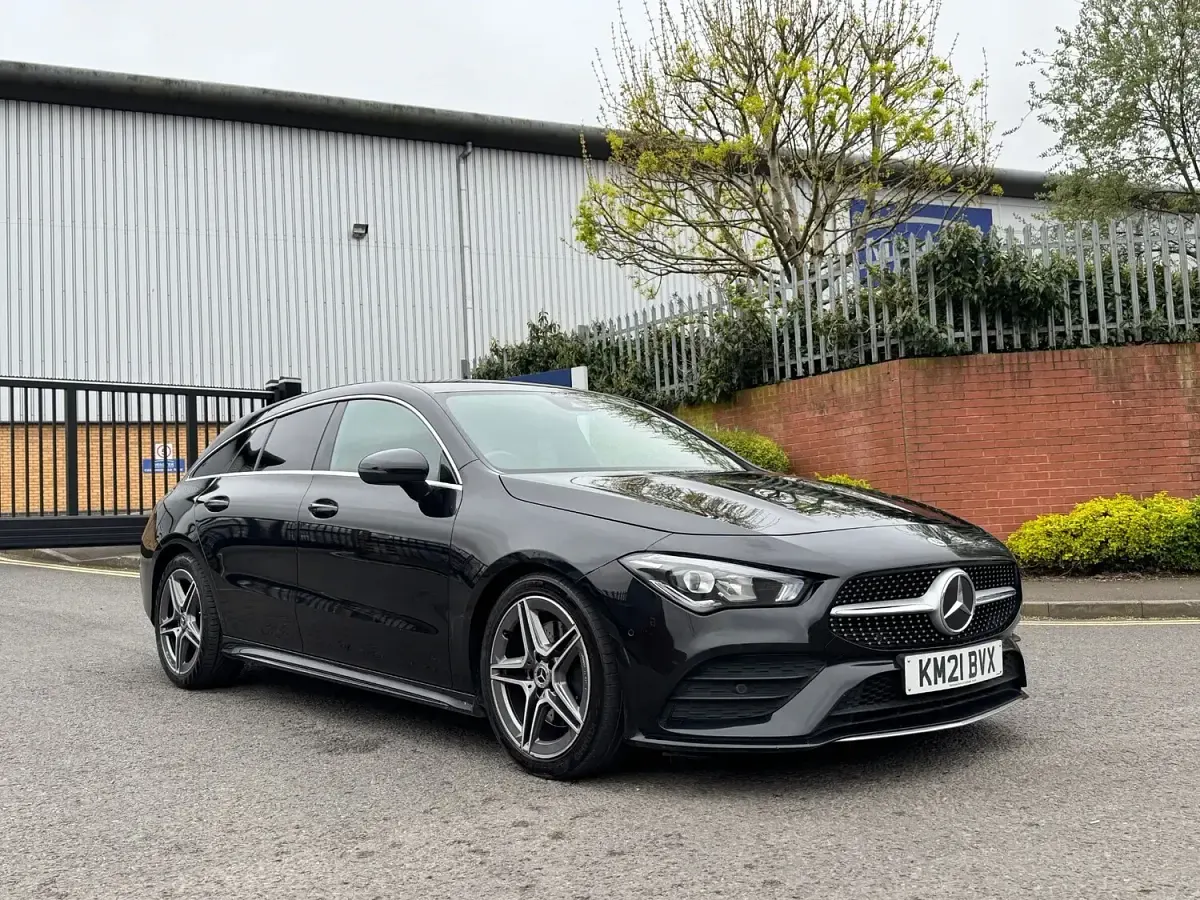 Used Mercedes CLA200 AMG line 2021 Black Estate