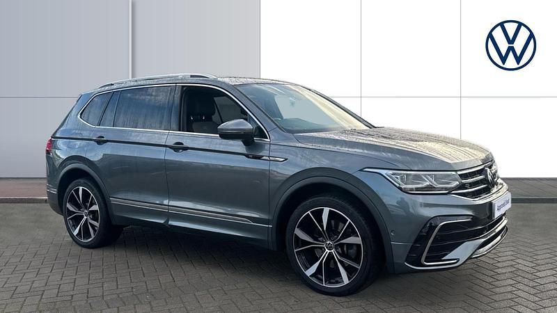 Grey Used 2022 VW Tiguan Allspace R-line SUV | £29,985 (Fair price) - Image 1/3