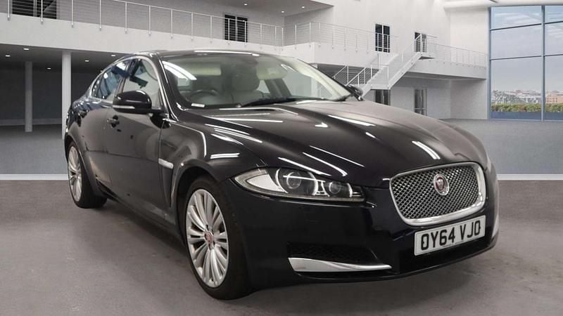 Black Used 2014 Jaguar XF Portfolio Sedan | £7,678 (Fair price) - Image 1/4