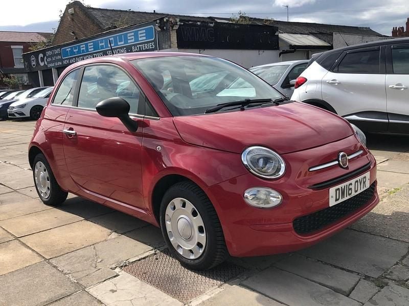 Red Used 2016 Fiat 500 Pop Hatchback | £3,999 (Good price) - Image 1/4