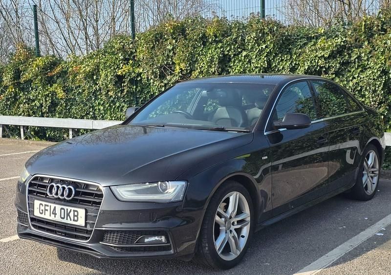 Used Audi A4 S-Line 150 HP (110 kW) 2014 Black Sedan