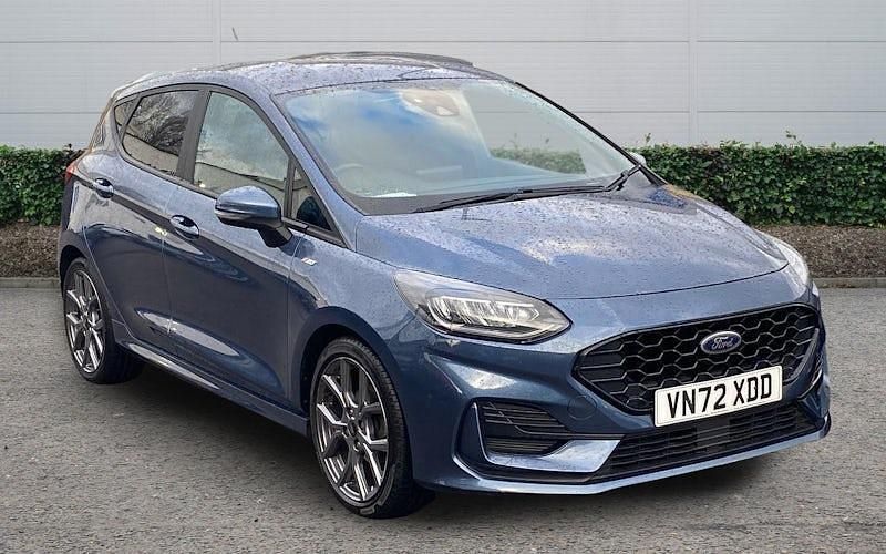 Used Ford Fiesta ST-Line 101 HP (74 kW) 2022 Blue Hatchback