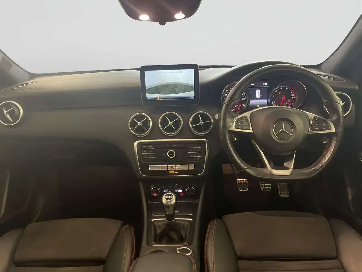 Used Mercedes A180 AMG line 122 HP (89 kW) 2017 White Hatchback