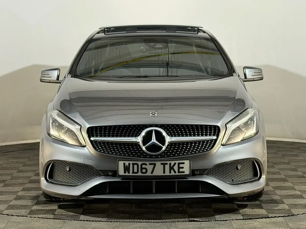 Used Mercedes A200 AMG Line Premium Plus 136 HP (100 kW) 2017 Grey Hatchback