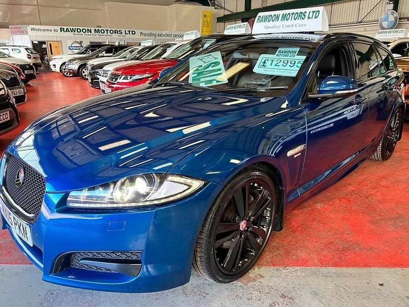 Blue Used 2015 Jaguar XF Sportbrake R-Sport Estate | £11,995 (Fair price) - Image 1/4