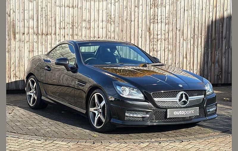 Black Used 2015 Mercedes SLK250 CarbonLOOK Edition Cabriolet | £11,899 (Fair price) - Image 1/3