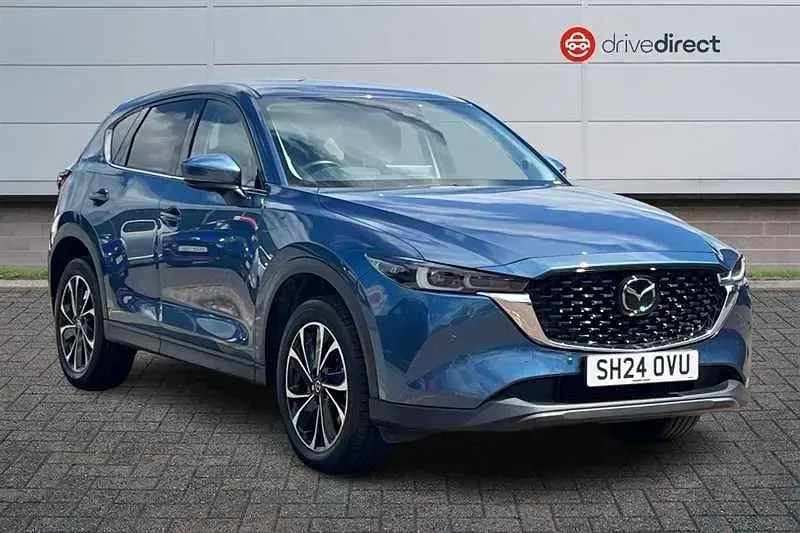 Second-hand Mazda CX-5 Exclusive-Line 150 CP (110 kW) 2024 Albastru SUV