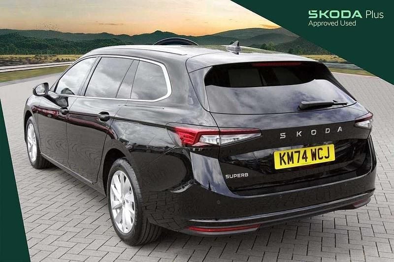 Used Skoda Superb SE Technology 148 HP (108 kW) 2024 Black Estate