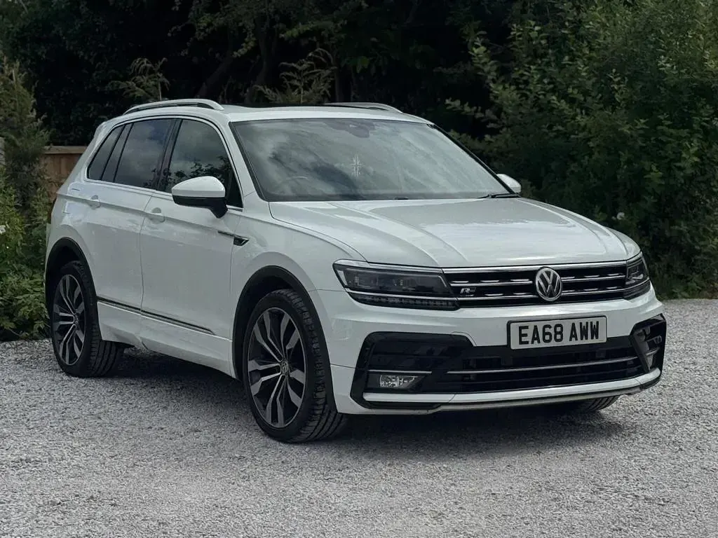 Used VW Tiguan R-line 150 HP (110 kW) 2018 White SUV