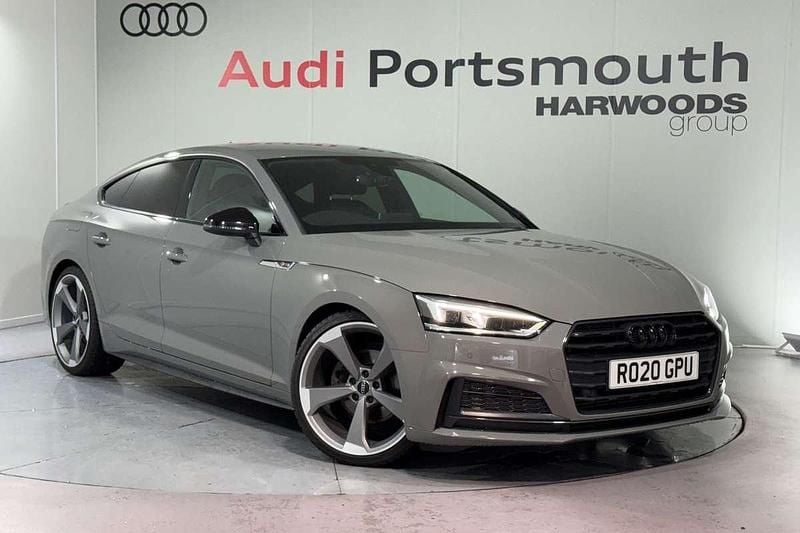 Grey Used 2020 Audi A5 Sportback Black Edition Hatchback | £19,890 (Fair price) - Image 1/4