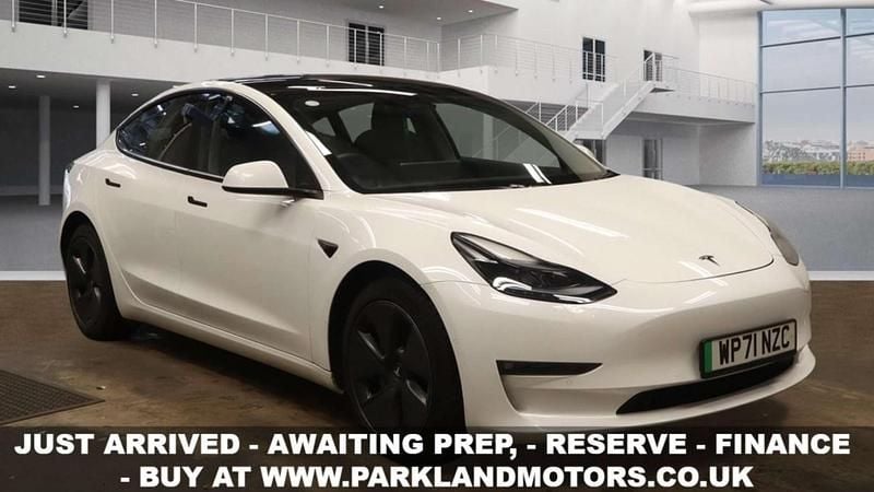 Used Tesla Model 3 Long Range AWD 366 kW (498 HP) 2021 White Sedan