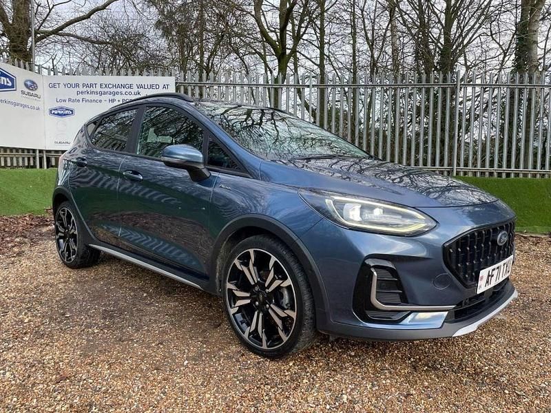 Used Ford Fiesta Active 125 HP (91 kW) 2022 Blue Hatchback