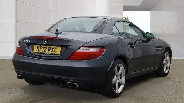 Begagnad Mercedes SLK200 184 HK (135 kW) 2012 Grå Cab
