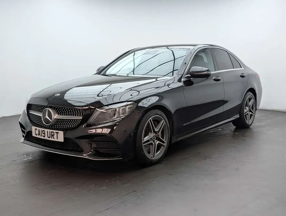 Used Mercedes C300 AMG Line Premium 258 HP (189 kW) 2019 Black Sedan