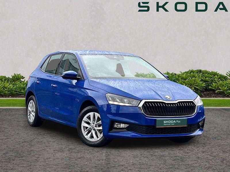 Energy blue Used 2023 Skoda Fabia Comfort Hatchback | £13,495 (Fair price) - Image 1/4