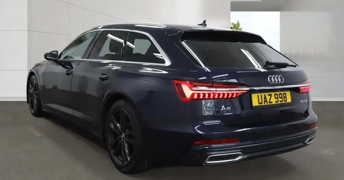 Used Audi A6 S-Line 204 HP (150 kW) 2019 Blue Estate