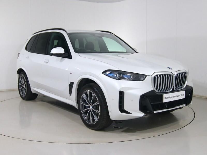White Used 2024 BMW X5 M Sport SUV | £60,995 (Fair price) - Image 1/4