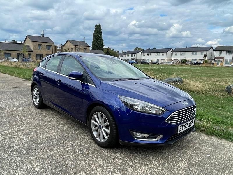 Used Ford Focus Titanium 2017 Blue Hatchback