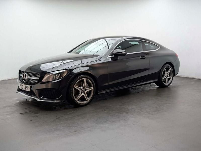 Used Mercedes C250 AMG line 204 HP (150 kW) 2017 Black Coupe