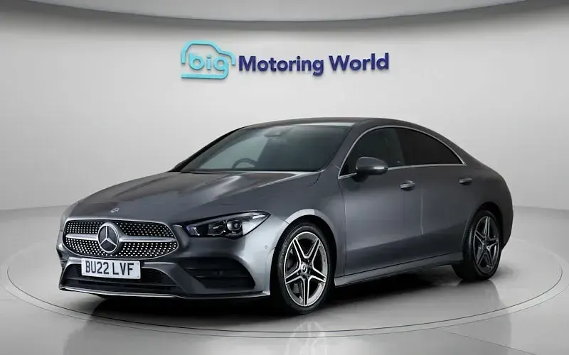 Used Mercedes CLA200 AMG line 163 HP (119 kW) 2022 Grey Coupe