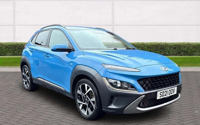 Used Hyundai Kona Premium 120 HP (88 kW) 2021 Blue SUV