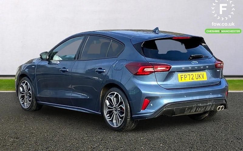 Used Ford Focus ST-Line 125 HP (91 kW) 2022 Blue Hatchback