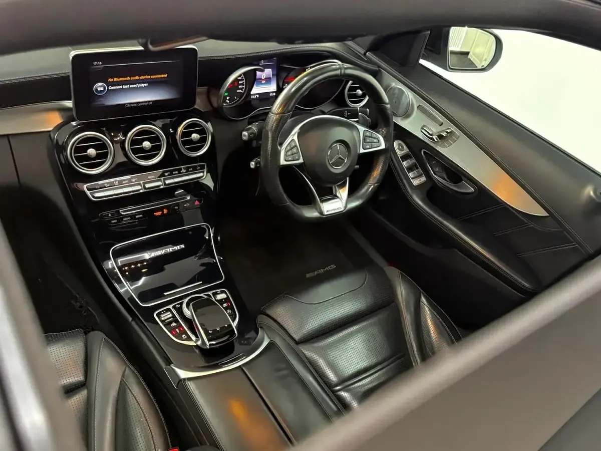 Used Mercedes C63 AMG Premium 2016 White Sedan