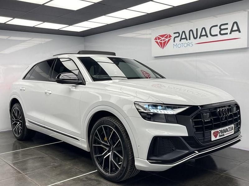 White Used 2020 Audi Q8 Advanced SUV | £42,990 (Fair price) - Image 1/4