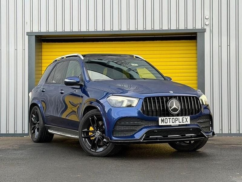 Used Mercedes GLE350 AMG line 272 HP (200 kW) 2021 Blue SUV
