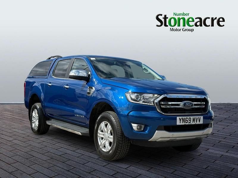 Blue Used 2019 Ford Ranger Limited Pickup | £16,990 (Good price) - Image 1/4