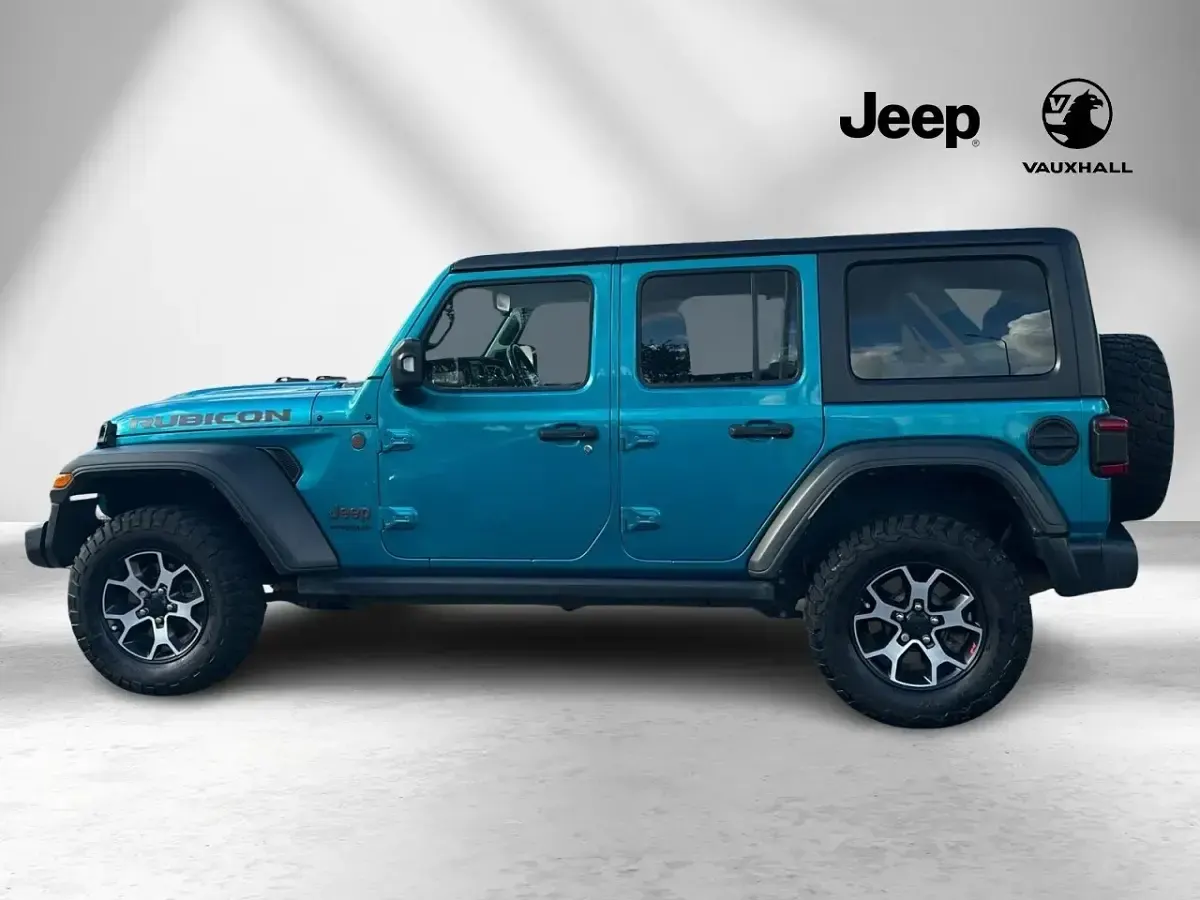 Used Jeep Wrangler Rubicon 272 HP (200 kW) 2021 Turquoise SUV