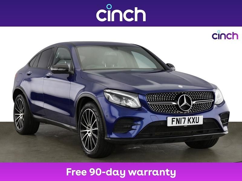 Blue Used 2017 Mercedes GLC250 AMG Line Premium SUV | £21,549 (A bit pricey) - Image 1/3
