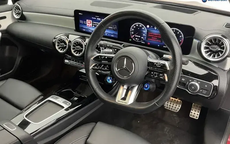 Used Mercedes A35 AMG Premium Plus 306 HP (225 kW) 2023 Red Hatchback