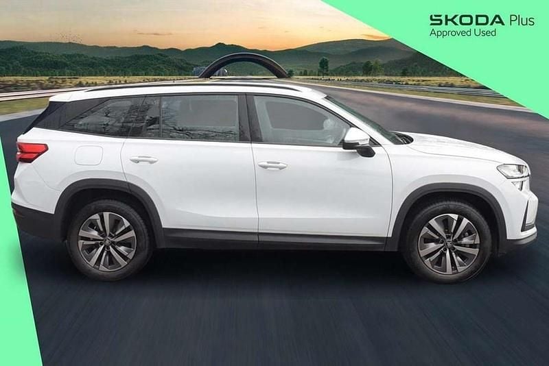 Used Skoda Kodiaq SE 200 HP (147 kW) 2025 Moon white metallic SUV