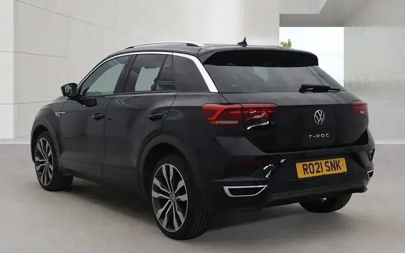Used VW T-Roc R-line 150 HP (110 kW) 2021 Black SUV