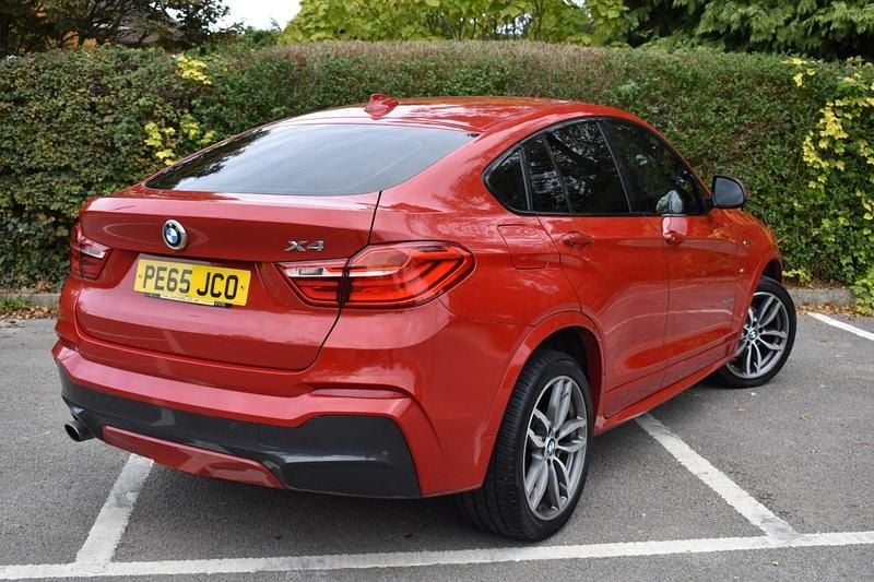 Used BMW X4 M Sport 190 HP (139 kW) 2015 Red SUV