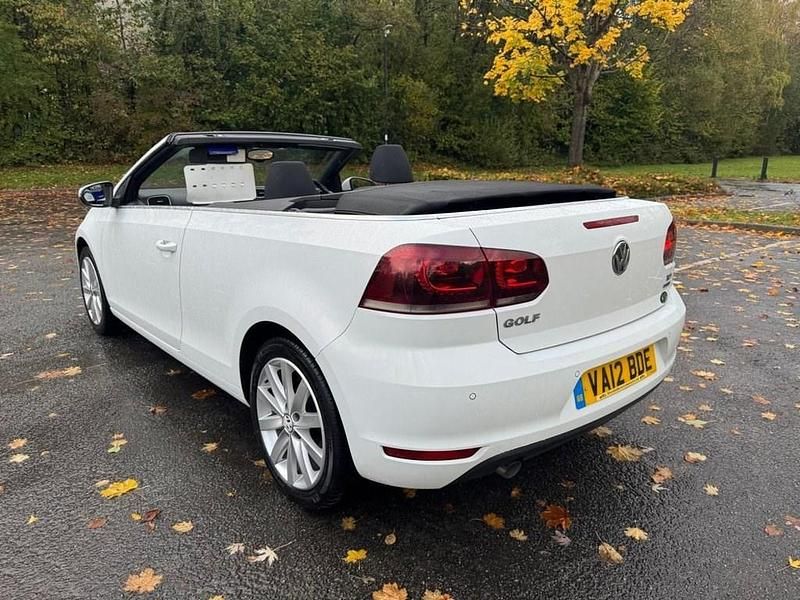 Used VW Golf Cabriolet SE 105 HP (77 kW) 2012 White Cabriolet