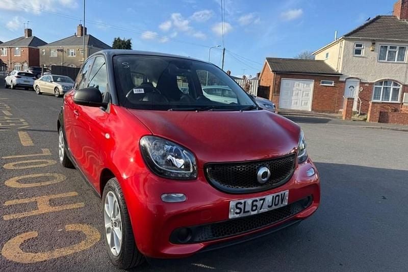 Used Smart ForFour Passion 71 HP (52 kW) 2017 Black Hatchback