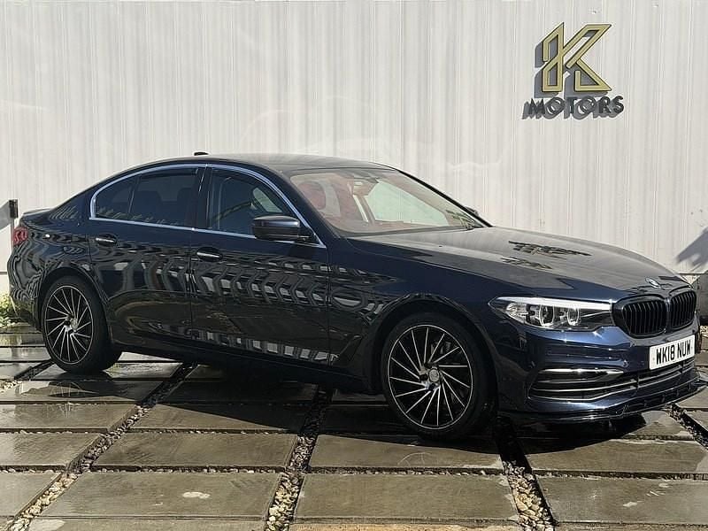 Used BMW 520 Comfort Edition 2018 Blue Sedan
