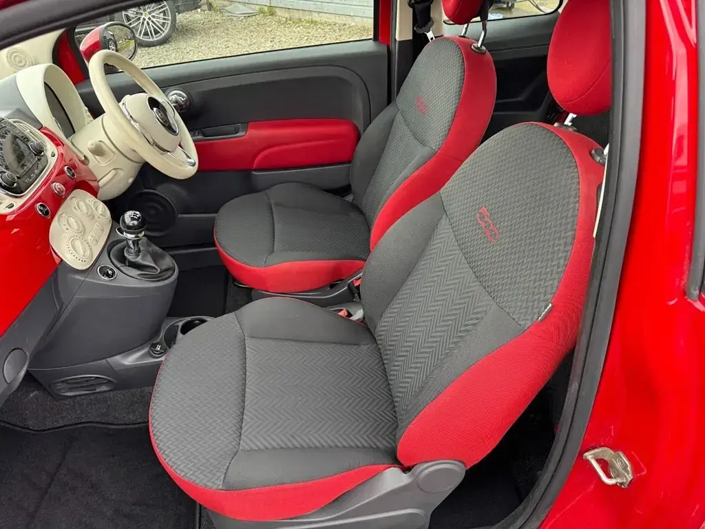 Used Fiat 500 Pop Star 69 HP (50 kW) 2016 Red Hatchback