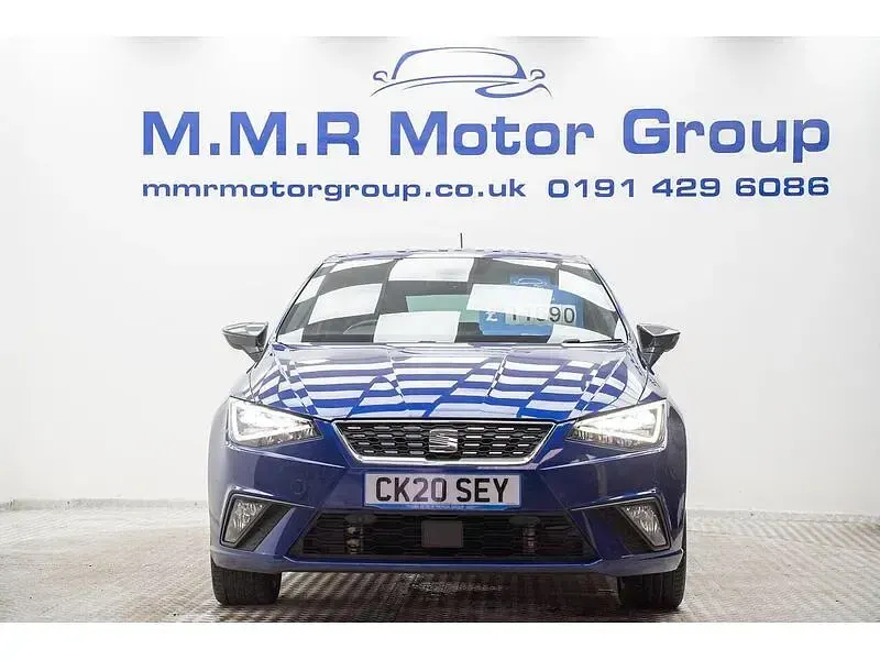 Usado Seat Ibiza XCELLENCE Lux 115 HP (84 kW) 2020 Azul Citadino