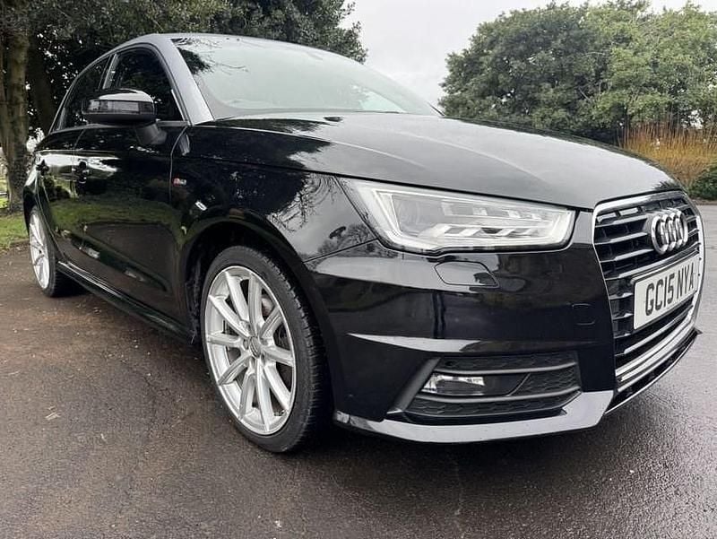 Used Audi A1 Sportback S-Line 125 HP (91 kW) 2015 Black Hatchback