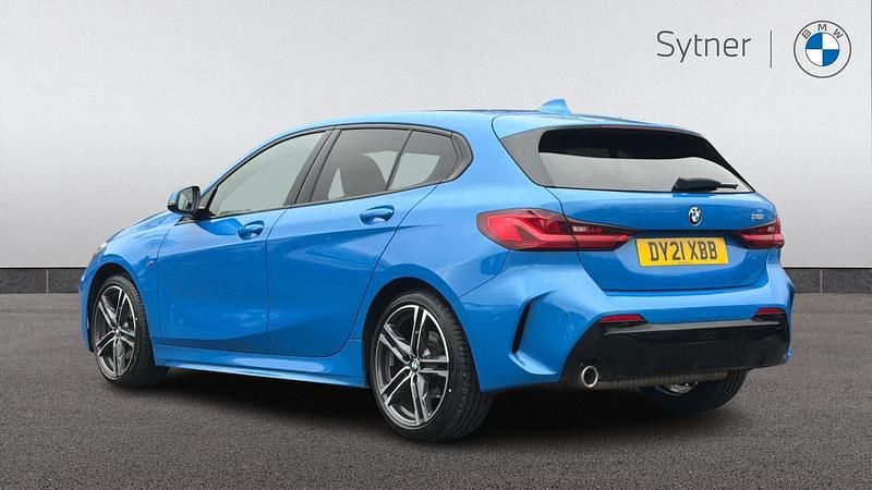 Used BMW 118 M Sport 134 HP (98 kW) 2021 Blue Hatchback
