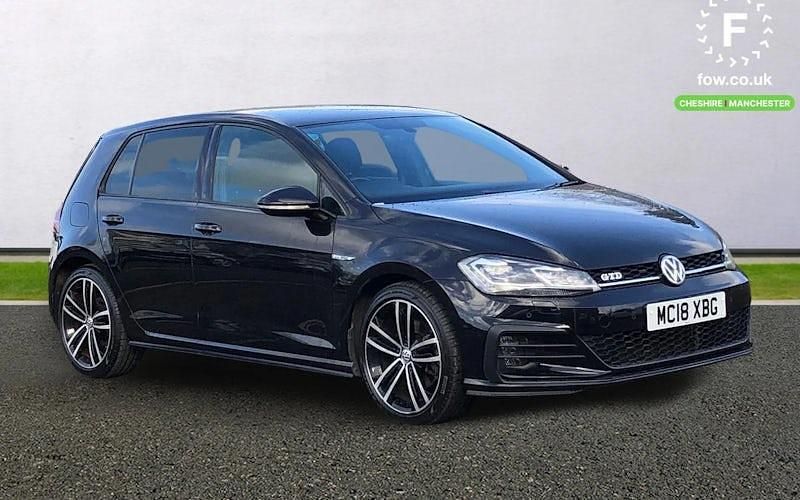 Used VW Golf VII GTD 184 HP (135 kW) 2018 Black Hatchback